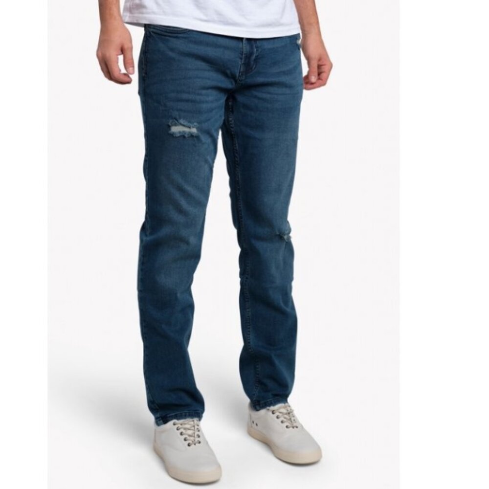 Cavalli Class Roberto Cavalli Jeans 36x32 Blue Stretch Straight Denim